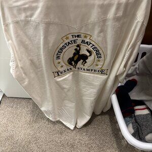 Mens Wrangler Rodeo Shirt Texas Stampede